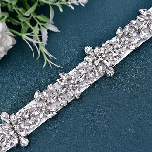 Hongmei Rhinestone Bridal Belt Wedding Dress Belt Elegant Wedding Belt Sashes #TOP4