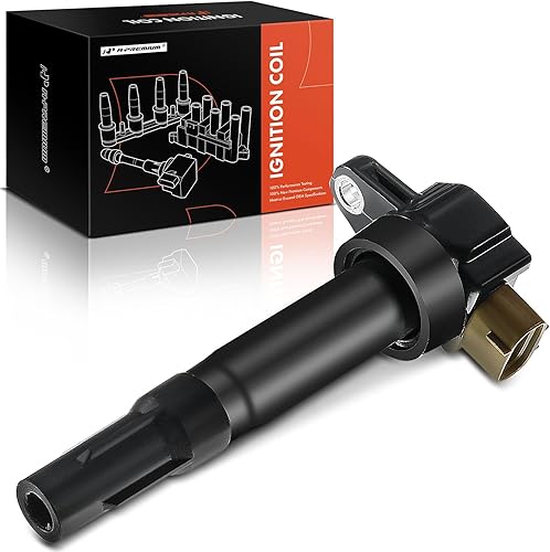 A-Premium Paquete de bobinas de encendido del motor compatible con Suzuki Grand Vitara 2009-2015, Kizashi 2010-2016, SX4 2010-2014, SX4 Crossover