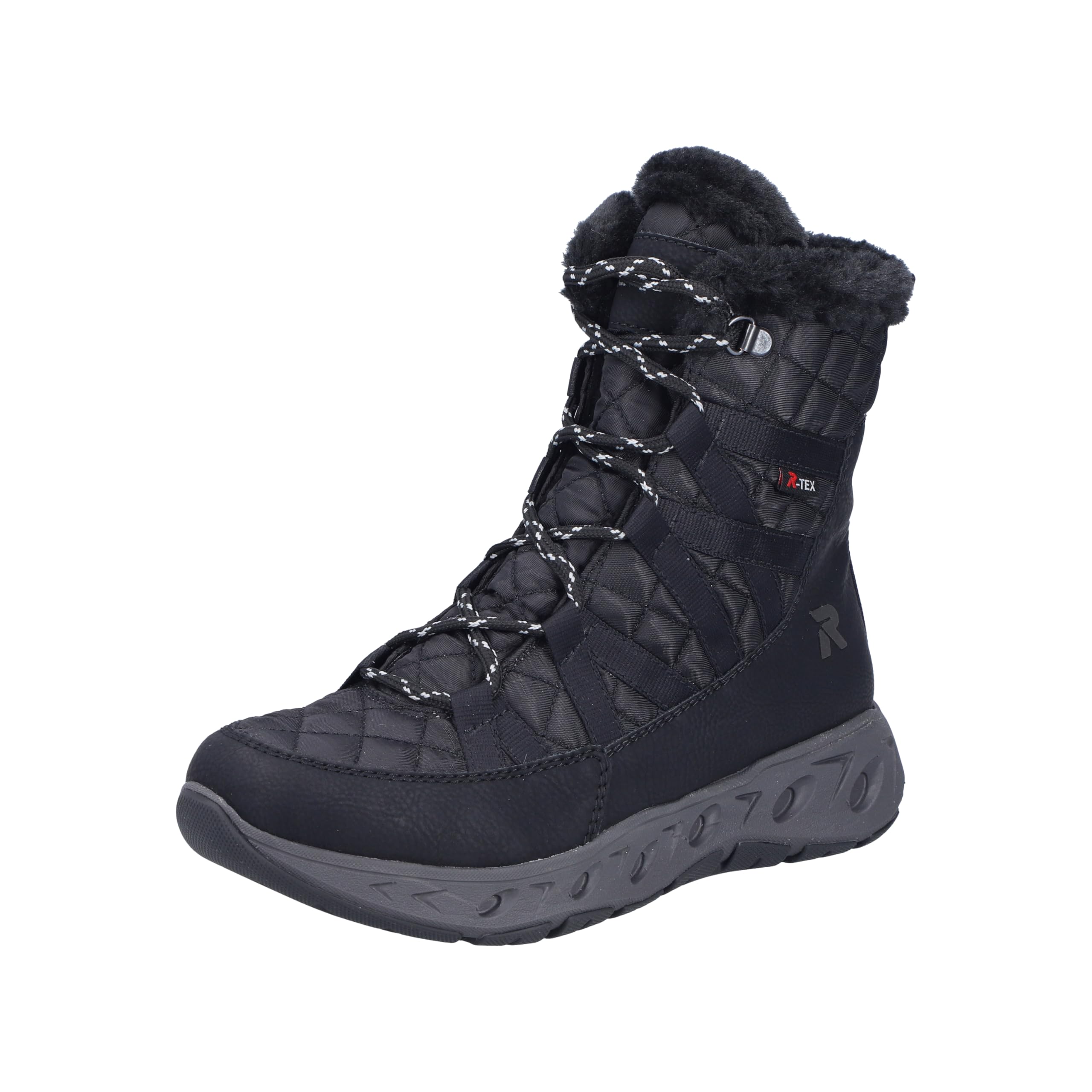 Rieker Women's M6540 Short Boots, Black, 43 EU, black, 9 UK