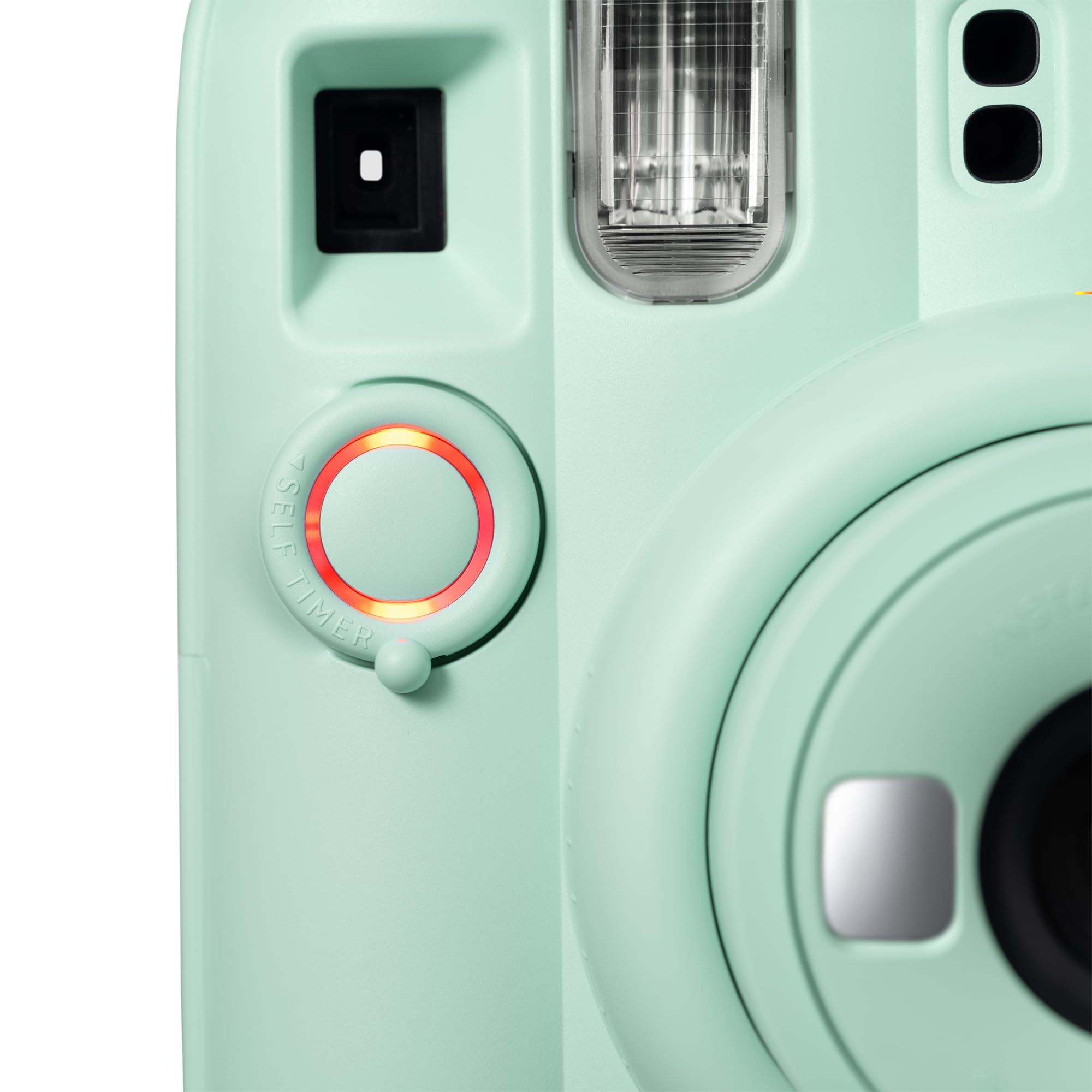 instax mini 13 fotocamera istantanea con flash integrato, specchio selfie, modalità close-up, autoscatto, Lagoon Green