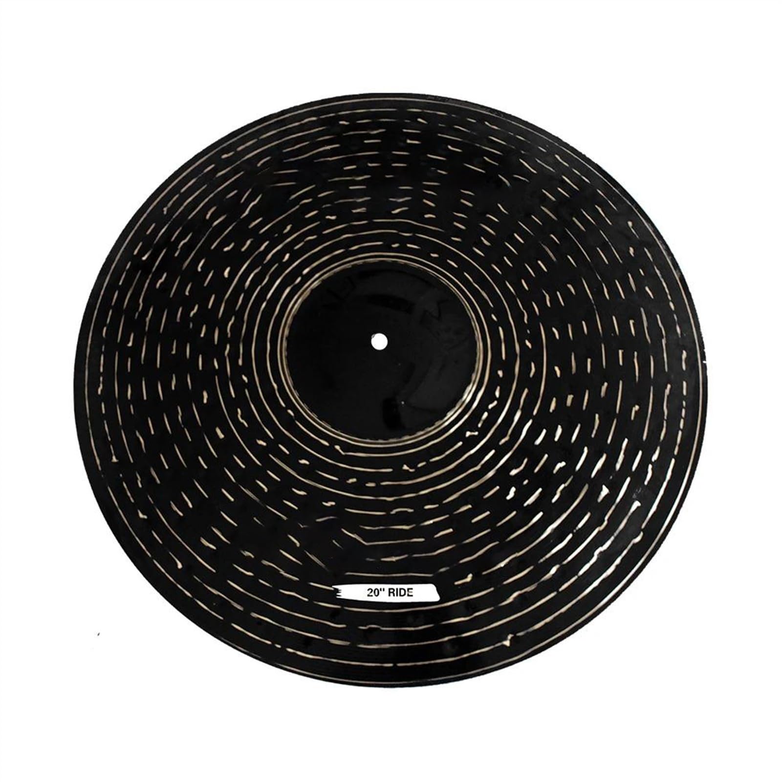 Piatti per Batteria Professionali Set Piatti Neri Hi-Hat 14"/Crash 16"/Crash 18"/Piatto Ride 20" Per Esercitazione