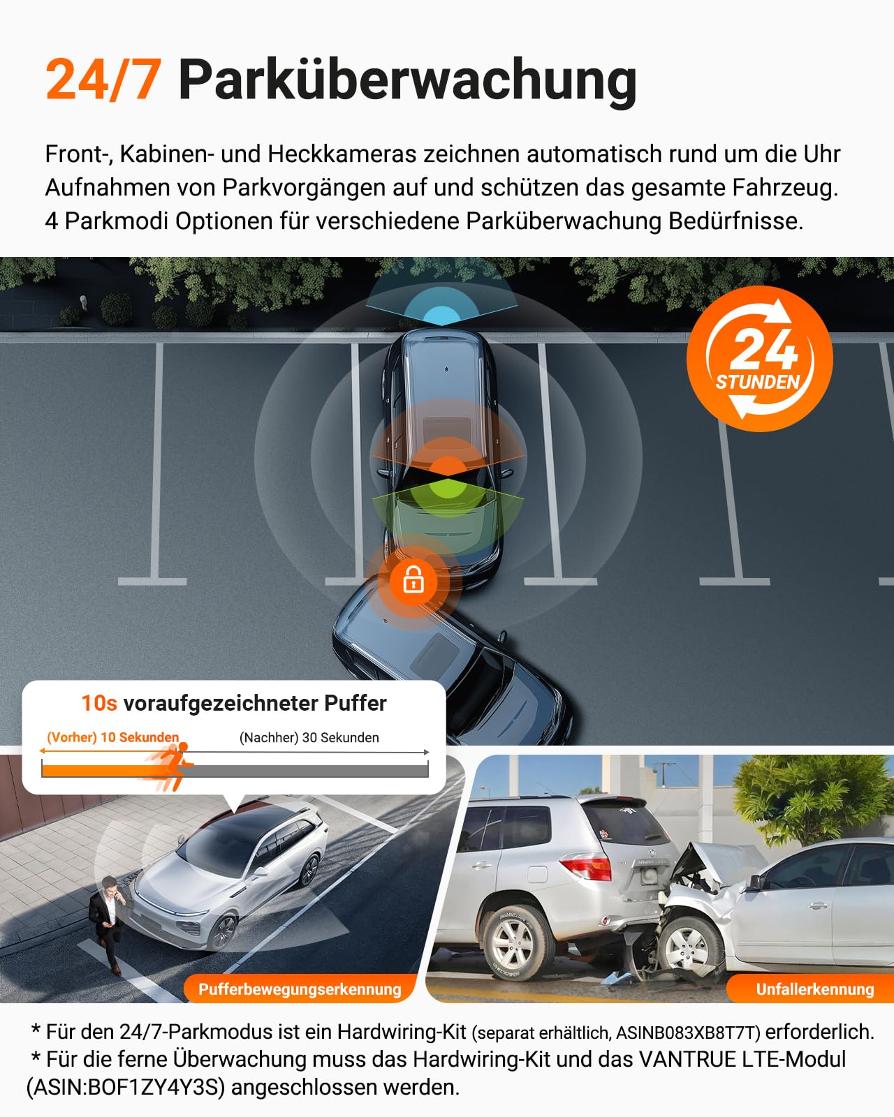 VANTRUE N4PS kamera samochodowa RC18