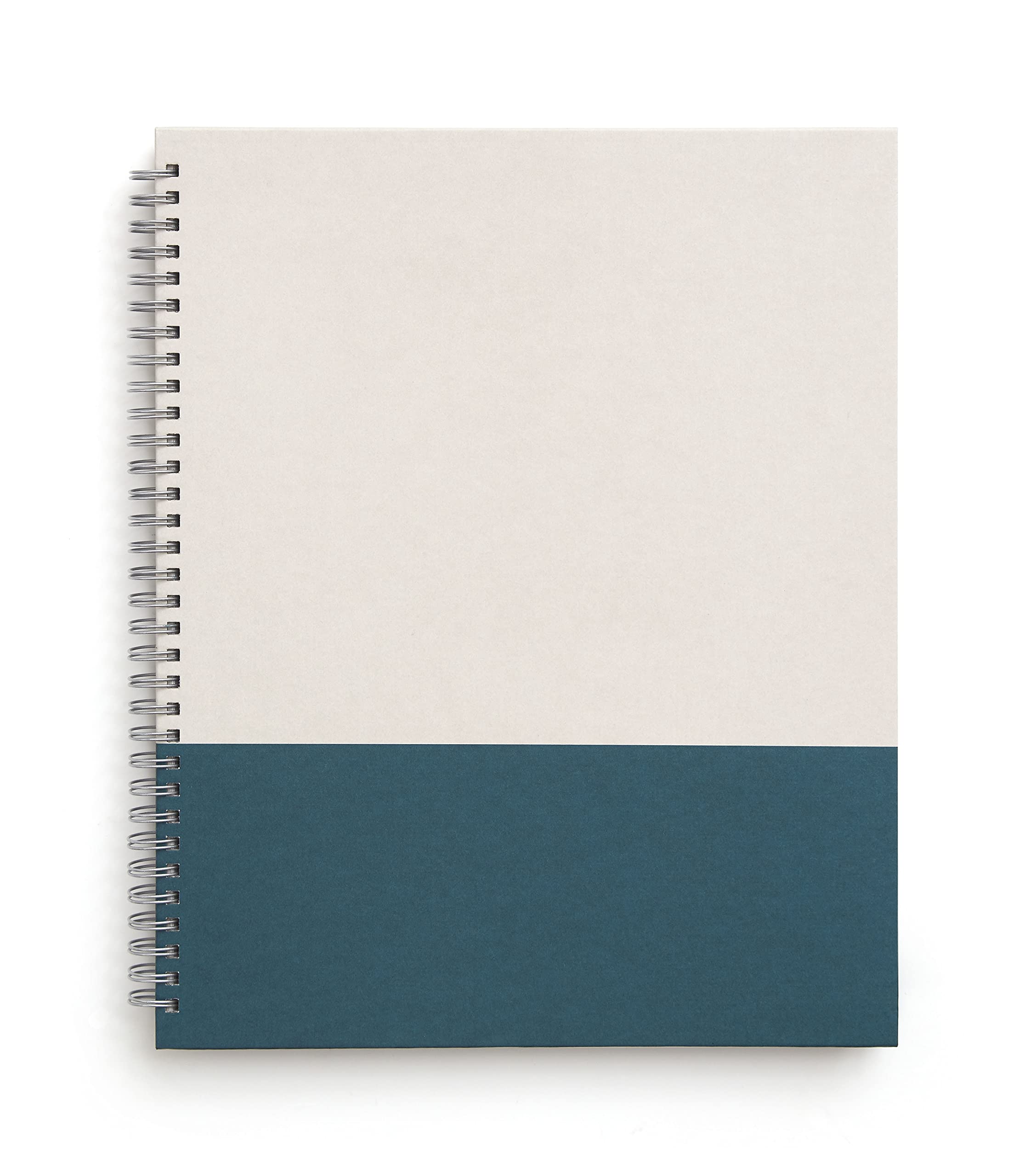 Tru Red 24383517 - Quaderno a righe con copertina rigida, grande, colore: grigio/verde acqua Tr55738