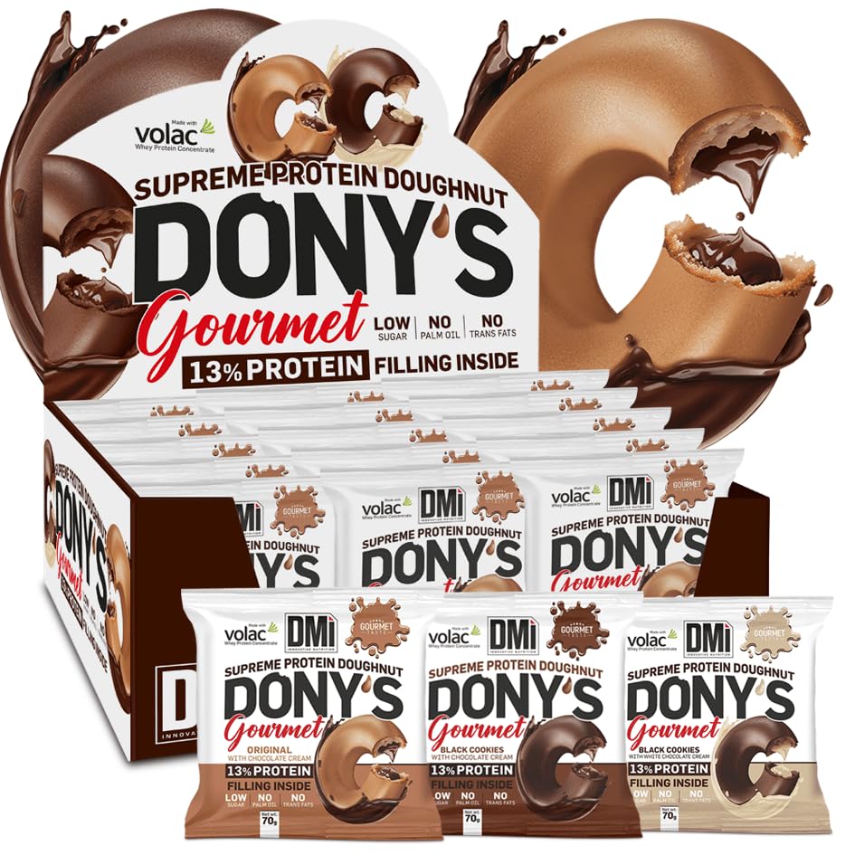 DMI-DONY'S GOURMET (13% Protein) 15 x 70g, Original with chocolate cream