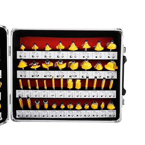 Miniatura 9 de KUNTEC Juego de brocas de carburo de tungsteno para carpintería con puntas de carburo de tungsteno de 100 piezas de 1/4"