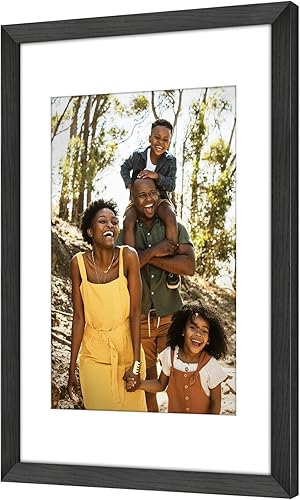 Miniatura 8 de Americanflat Hudson Collection - Marco para póster de 16 x 24 pulgadas con plexiglás pulido, uso como marco de 12 x 18 pulgadas con paspartú o para