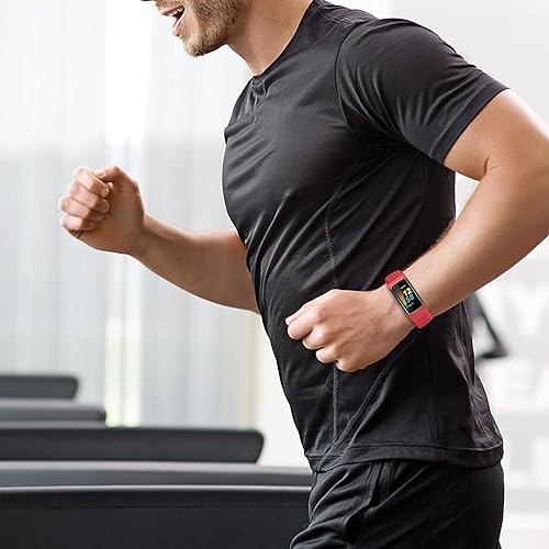 Miniatura 6 de Relting Compatible con Fitbit Charge 5 bandas para mujeres y hombres, correa deportiva de nailon suave y transpirable con velcro para Fitbit Charge 5