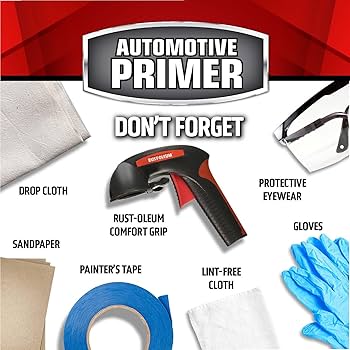 Rust-Oleum 260737 Automotive Sandable Primer Spray, 12 oz