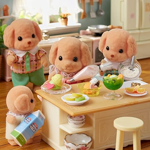 Miniatura 14 de Calico Critters Husky Family - Juego de 5 figuras coleccionables para niños a partir de 3 años