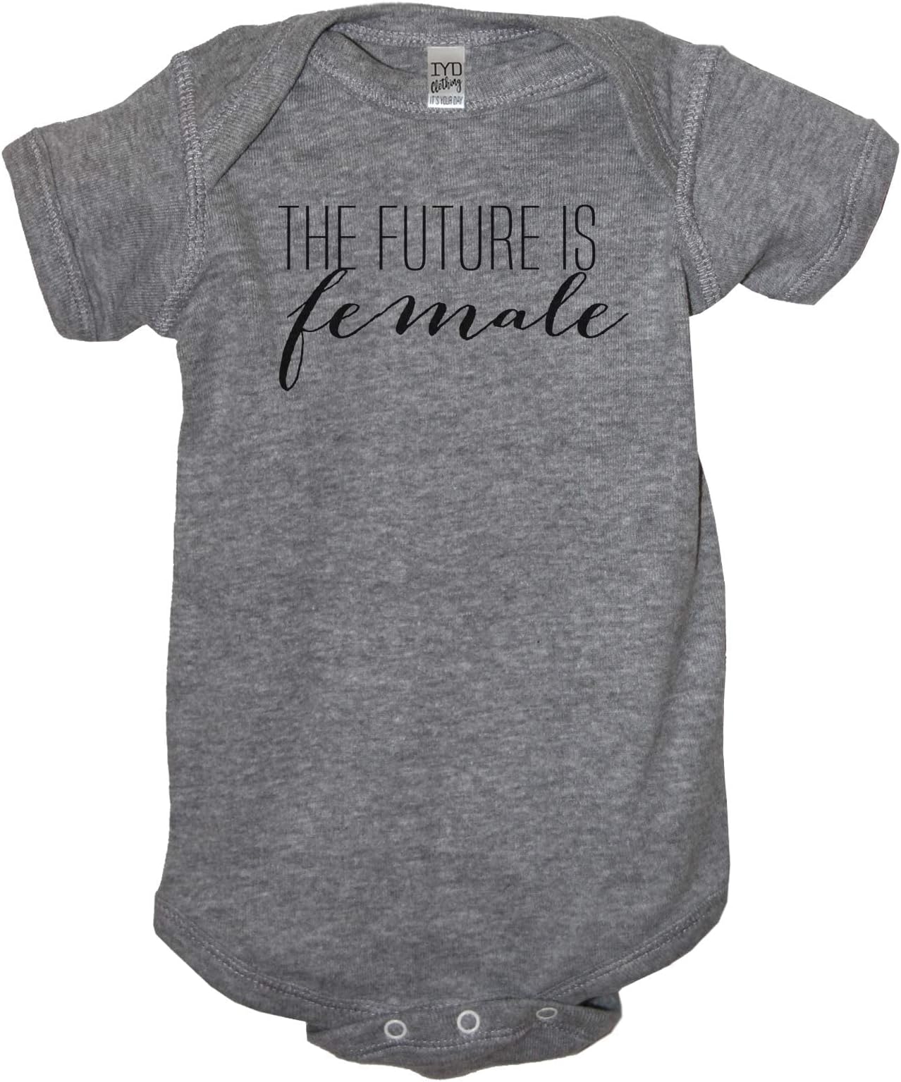 The Future Is Female Baby Bodysuit - Cute Feminist Girl Power Aunt Baby Clothes Romper Jumpsuit Announcement Shower Gifts