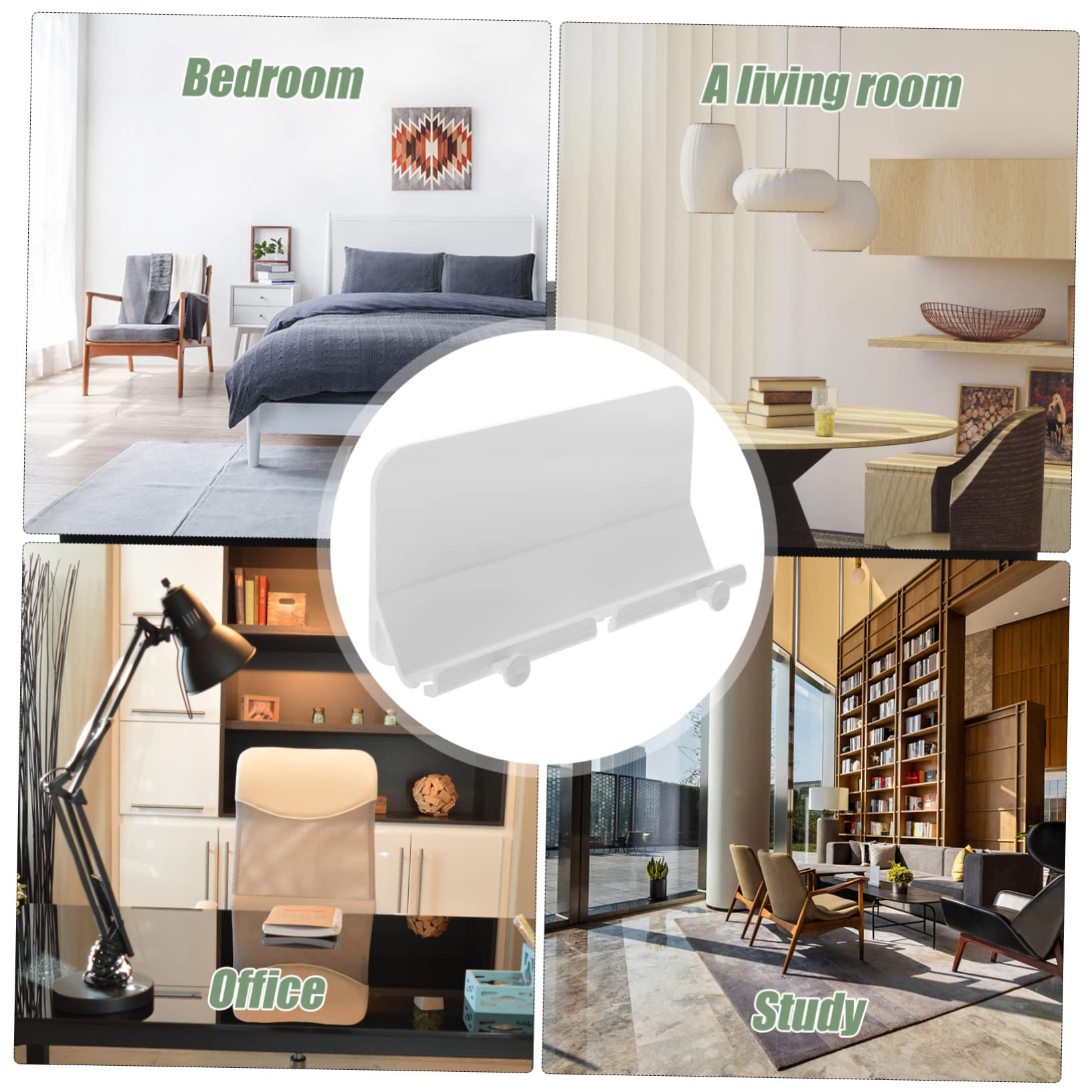 Artibetter 8pezzi Supporto Murale Per Smartphone Porta Telefono Da Letto e Bagno Facile Installazione Risparmio Spazio Compatibile Con Smartphone e Tablet