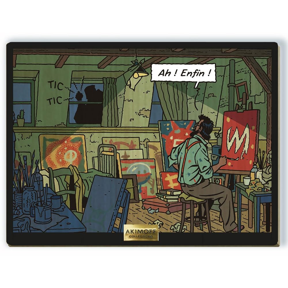 Tableau de collection Akimoff Blake et Mortimer idéal pour salon ou bureau - 2