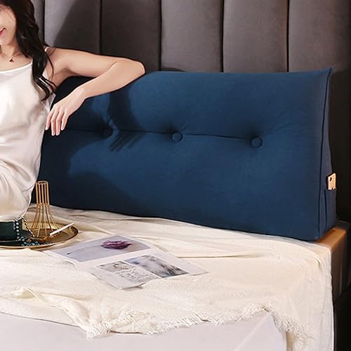 Miniatura 8 de RAKTOV Cojín de lectura con respaldo de color sólido cojín de lectura para cama lumbar cojín de apoyo triangular para cabecero de cuña para