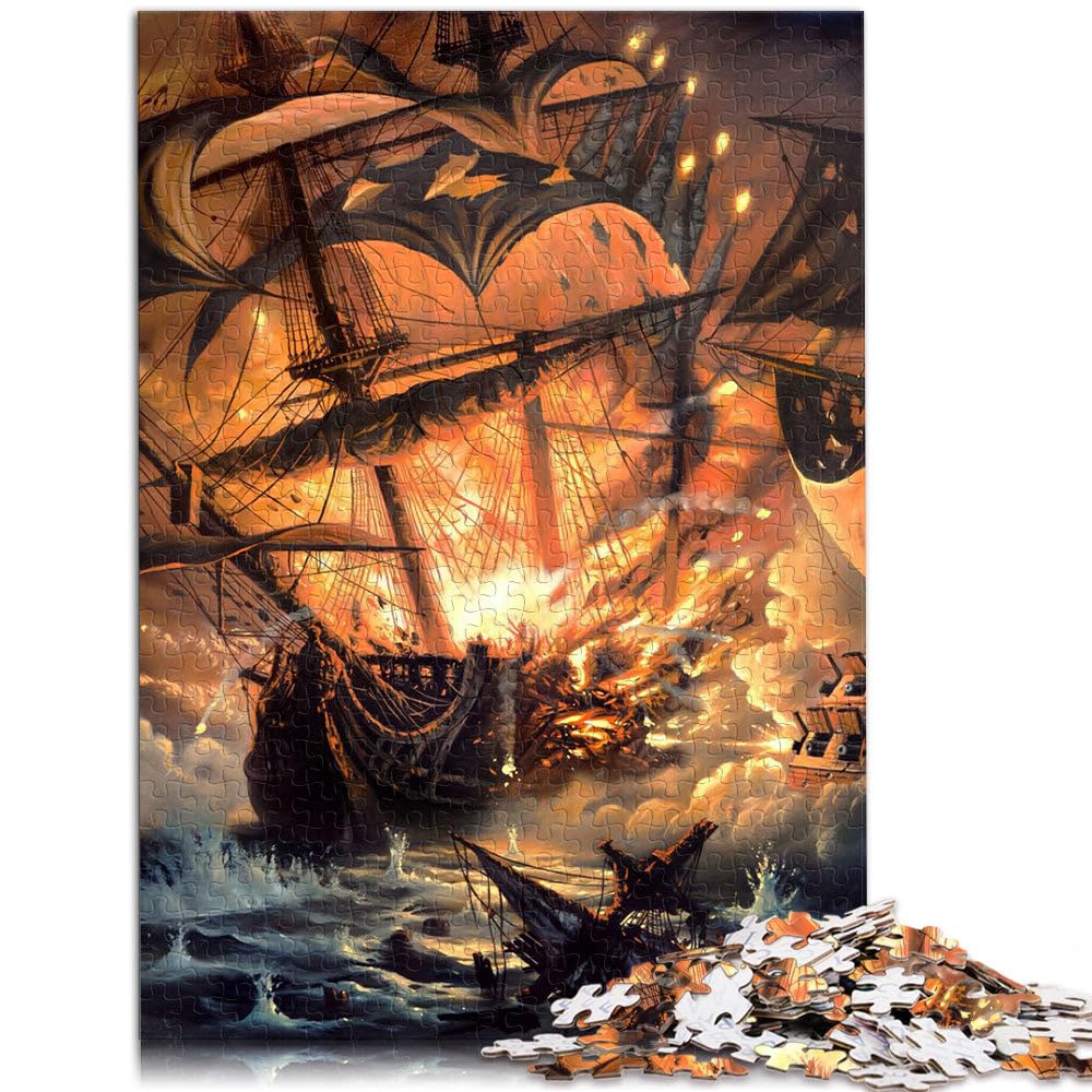 puzzle 2000 pezzi per adulti Nave pirata Giocattoli che creano dipendenza e sfidano l'intelligenza del cervello Idee regalo 70x100cm