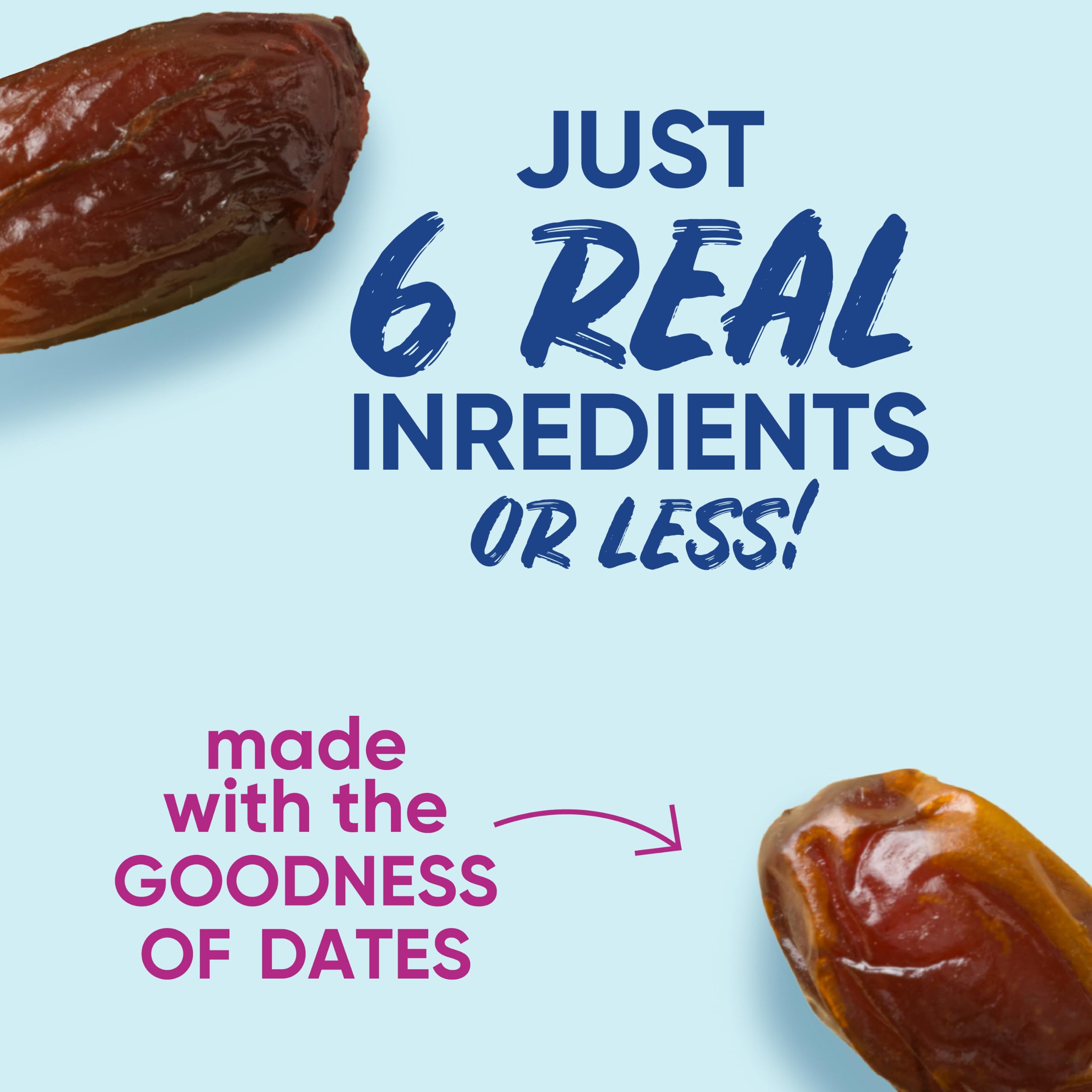 Larabar Assortiment de barres de fruits et de noix, 18 ct, 850,5 g | PB Choc Chip, PB Cookie & Cashew Cookie, 6 barres chacune, sans produits laitiers, sans OGM