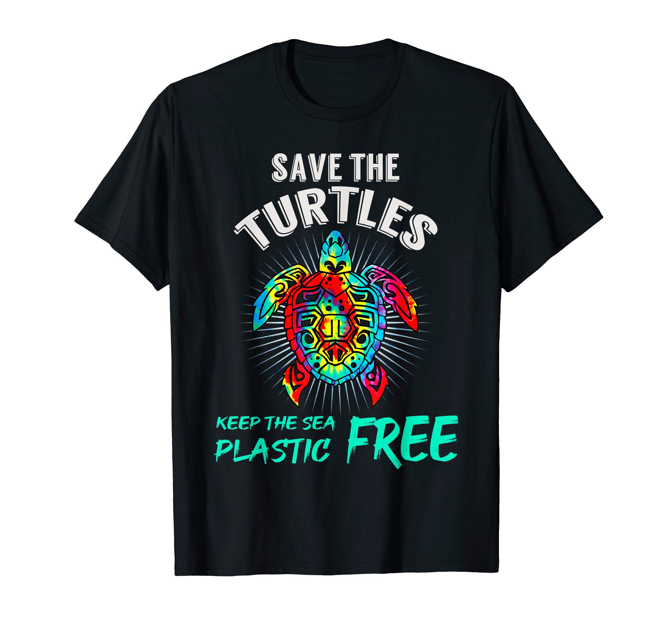 Save the turtles and Oceans gifts for Nature loverVintage Hippie Sea Turtle Tie-Dye Save the Turtles Design T-Shirt