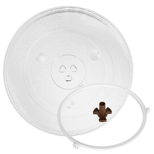 Placa de vidrio para microondas de 125 pulgadas 124in placa giratoria de vidrio para microondas de repuesto para LG Samsung Kenmore Hotpoint
