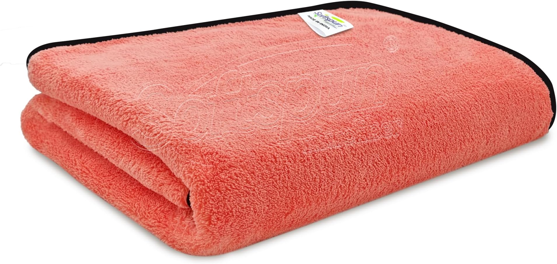 Microfiber Bath Towel 1 pc Peach Colour! Ultra Absorbent Super Soft & Lightweight Quick Drying for Men & Women Daily Use Extra Large Size Unisex.