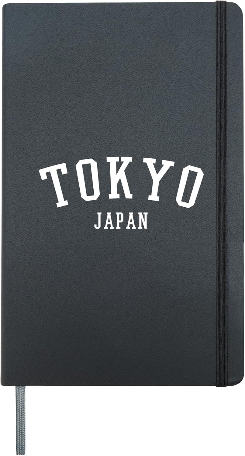 Tokyo, Japan Travel Souvenir Popular City Hardcover Journal, Black