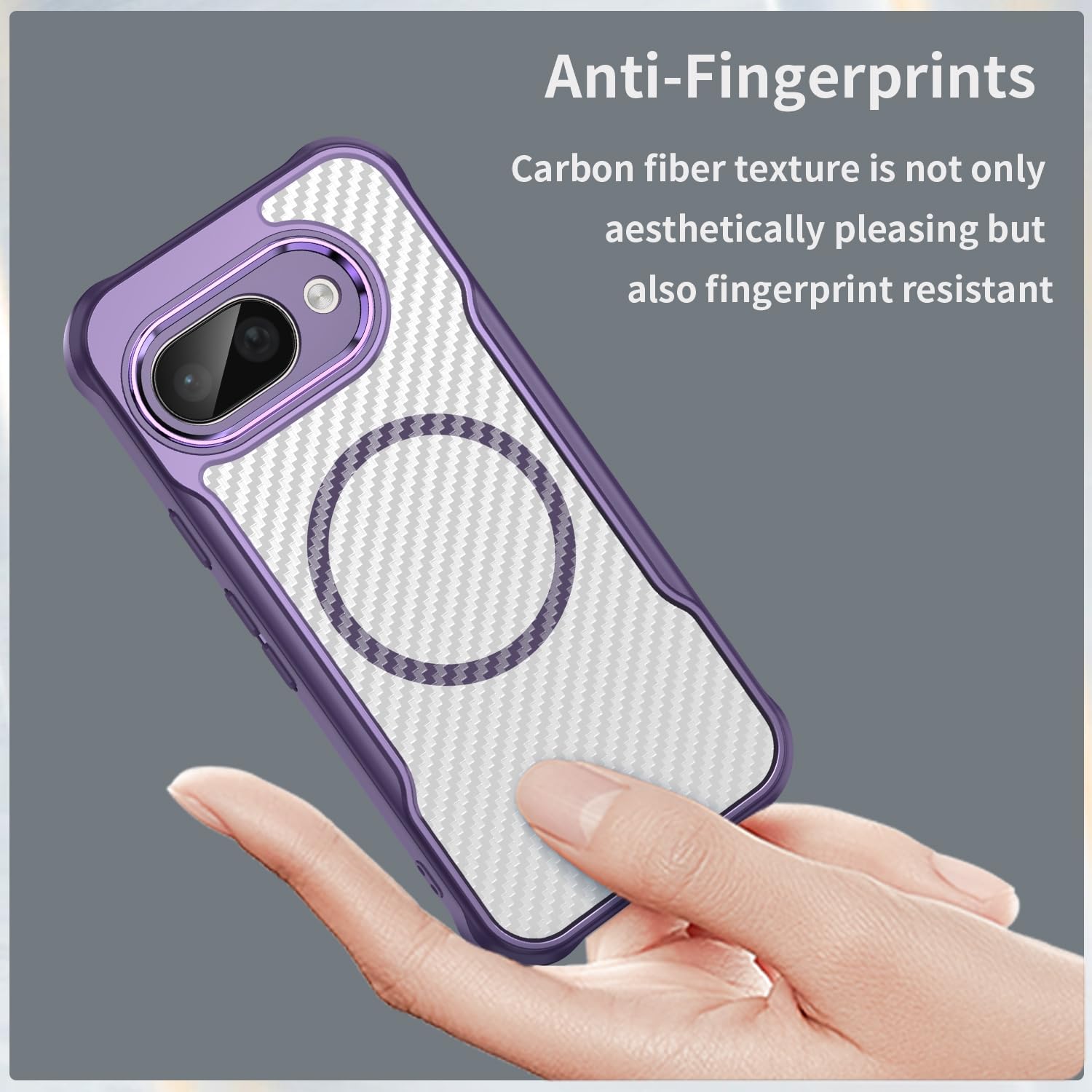 Havilah for Google Pixel 9a Carbon Fiber Texture Compatible with