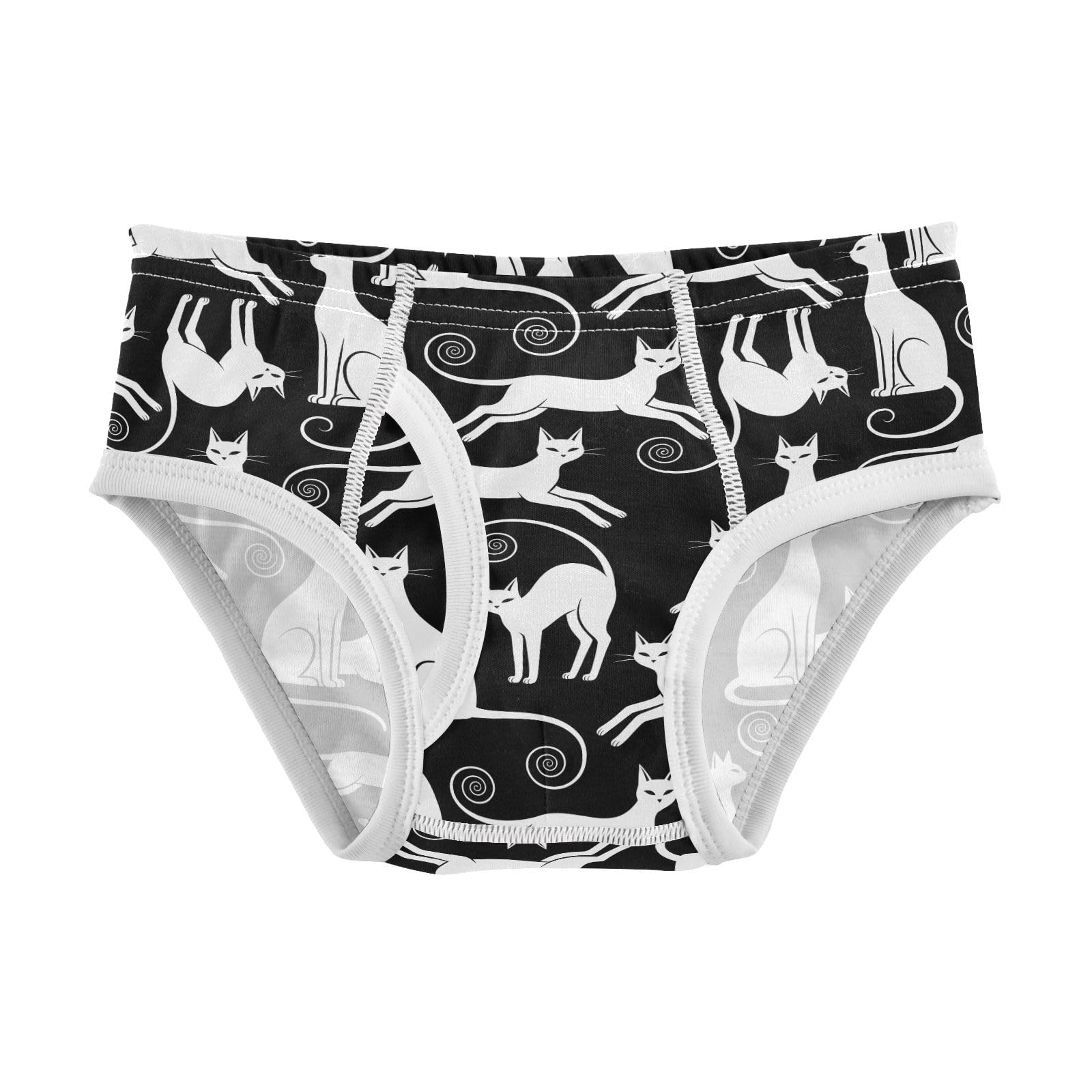 Boys Exclusive Briefs Toddler Underwear 95 Combed Cotton Boxerbriefs 2T White Cat