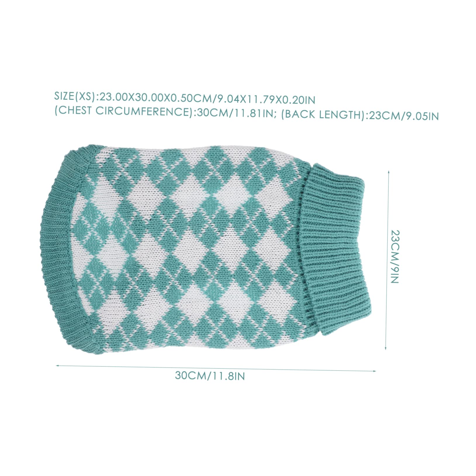 Sosoport 5pièces Pull pour Chien à Carreaux Vêtements Hiver pour Animaux De Compagnie Sweater Chaud Et Confortable pour Petits Et Chiens Look Adorable Et Stylé pour Animaux De Compagnie
