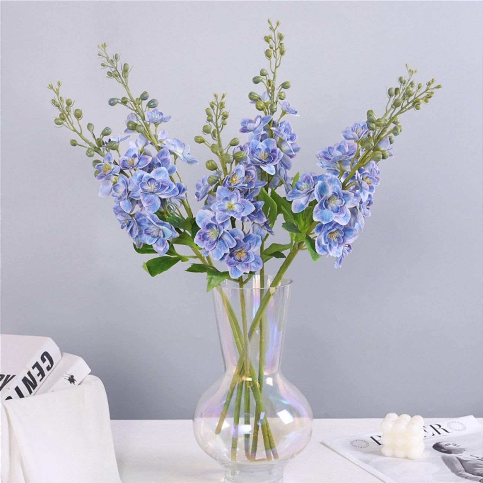 Künstliche Delphinium Künstliches Delphinium aus Latex