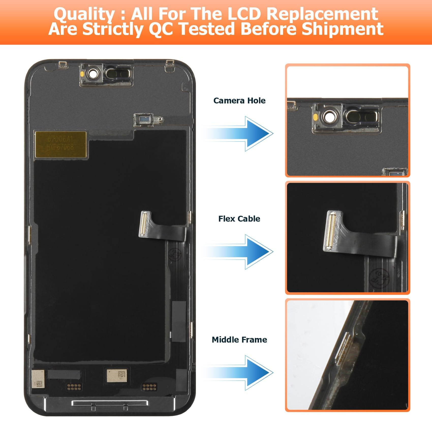 Amazon | INCELL iPhone 15 Pro Max用スクリーン交換用 iPhone 15 Pro