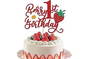 1st Birthday Sweet Fruit Cake Decorations