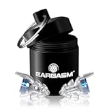 Smaller Ears Earplugs - Blue High Fidelity Filtered Noise Reducing Reusable Ear-Plugs for Kids, Women, Men - Hearing Protection for Live Concerts, Motorcycles, Festivals, Sporting Events