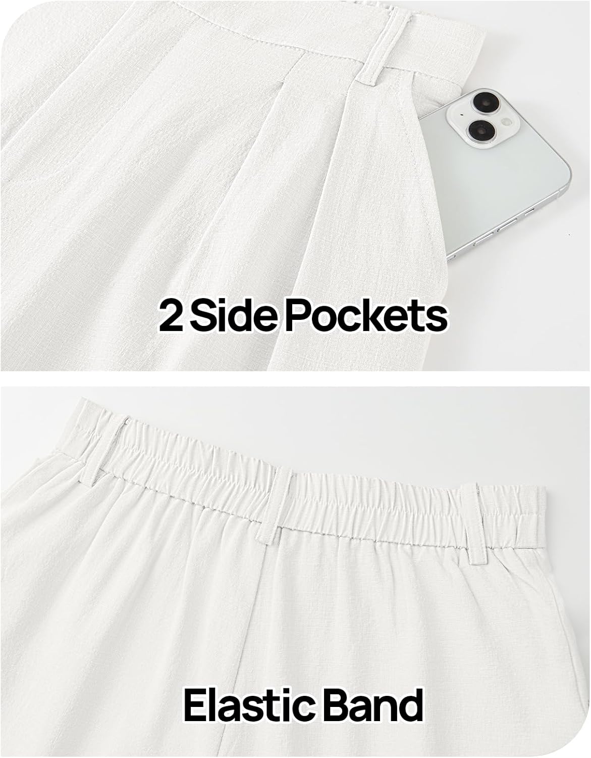 MEROKEETY Women's 2 Piece Outfits Summer 2026 Sleeveless Suit Vest Wide Leg Pants Business Work Casual Blazer Sets - Image 7