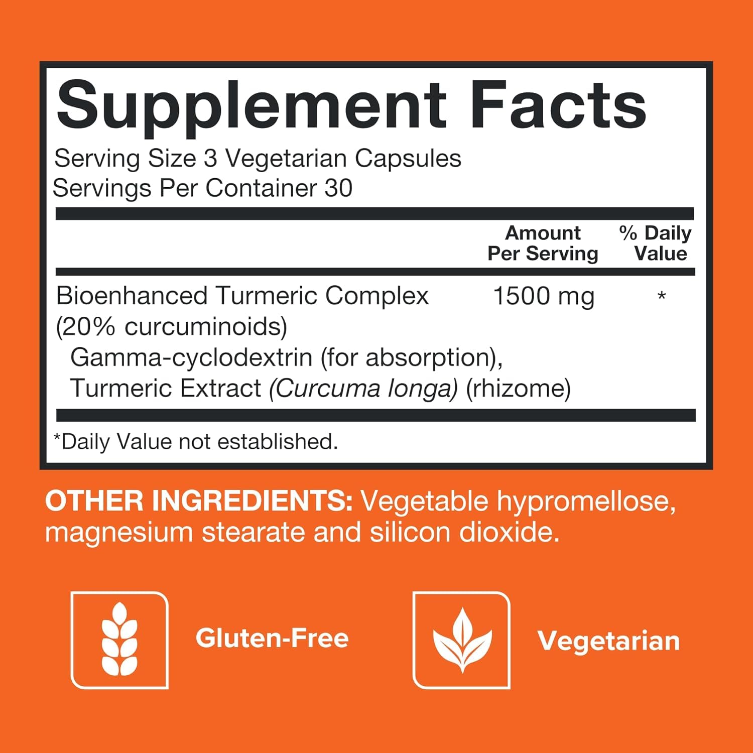 Qunol Turmeric Curcumin 1500mg, Ultra High Absorption Supplement, 90 Count — Amazon image 4