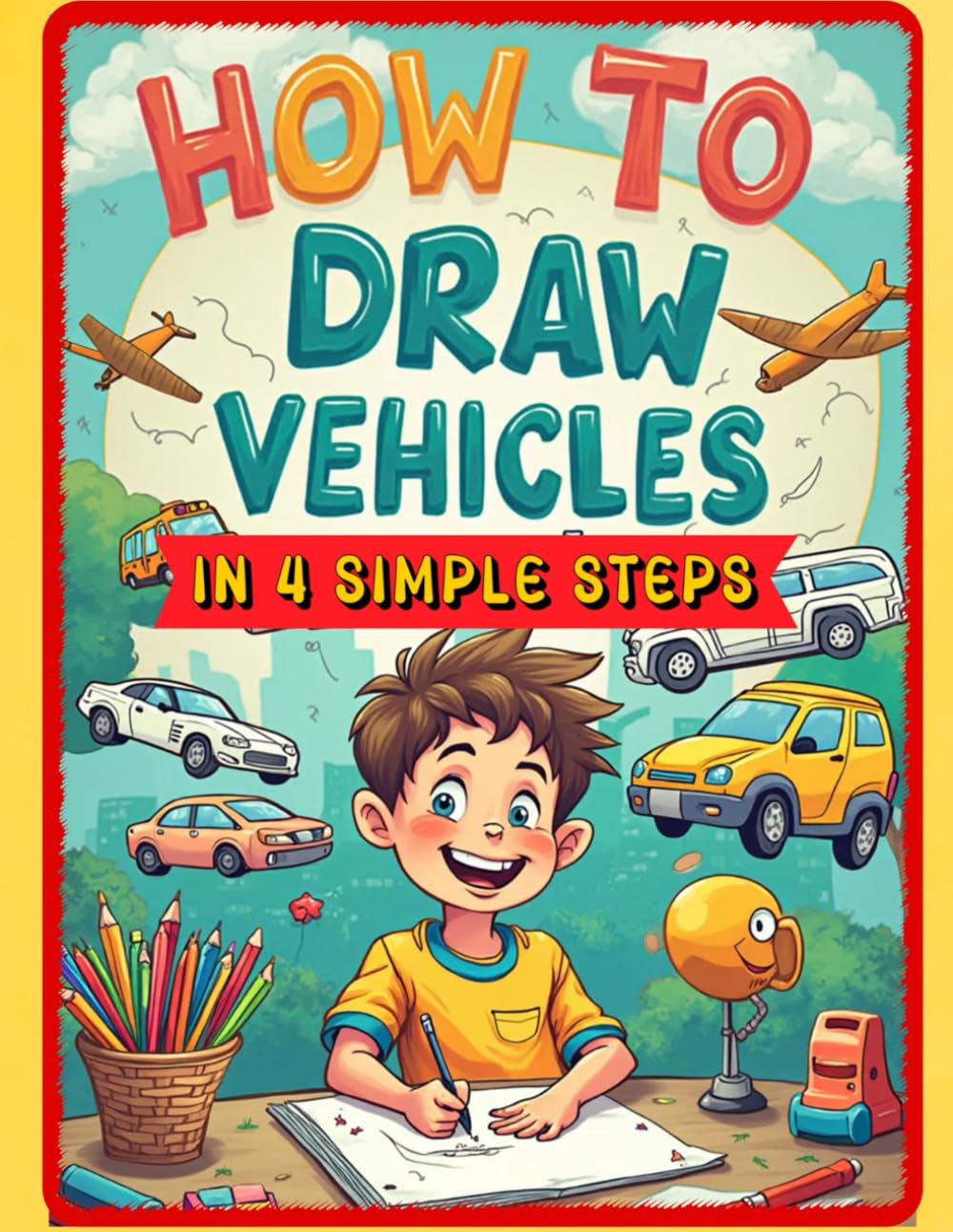 How to Draw Vehicles: in 4 simple steps