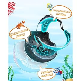 Besttravel Kids Helmet, Toddler Adjustable Kids Ages 3-8 Years Old Boys Girls Multi-Sports Safety (Gradient Blue with Glitter)