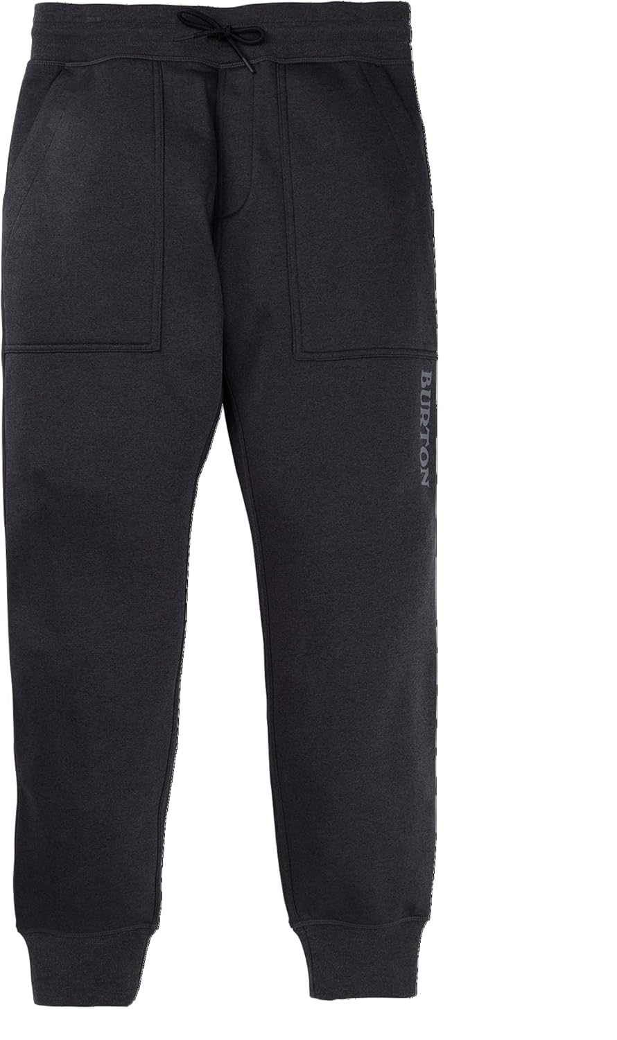Burton Men's Oak Fleece Pants, True Black Heather, X-Small