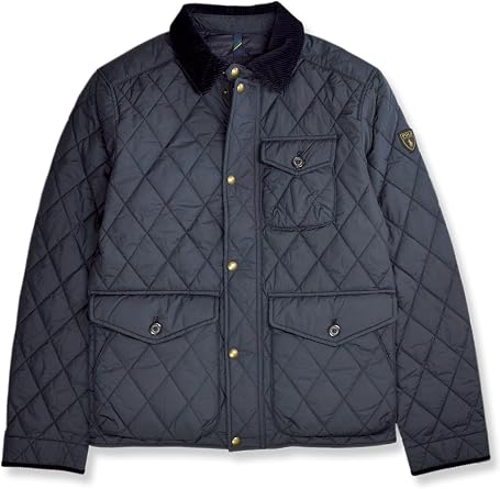 POLO RALPH LAUREN Mens Diamond Quilted Full Zip Field Barn Jacket,