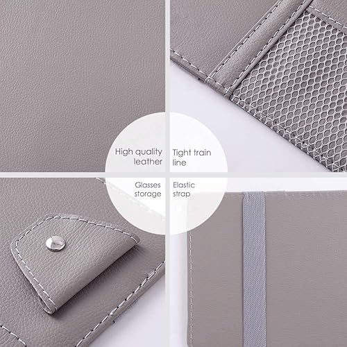 Miniatura 9 de Sembem - Organizador para visera de automóvil organizadores de bolsillo accesorios para interiores soporte de registro y documentos almacenamiento