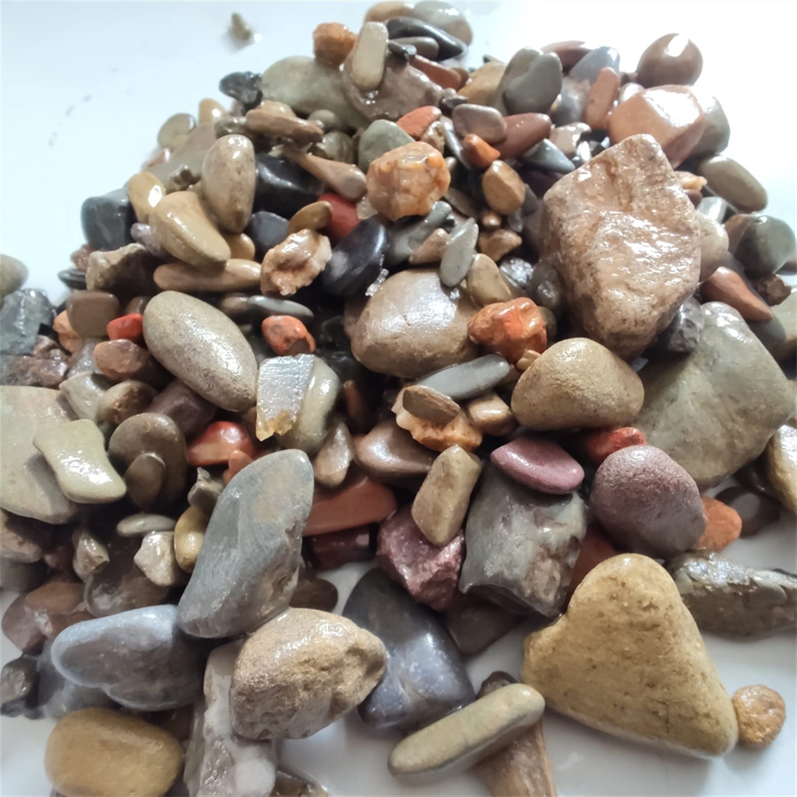 Sustrato de Acuario de Arena de Flujo Natural de 1000g, decoración de paisajismo, Piedras pequeñas, Suministros for Mascotas acuáticas decoración de la habitación