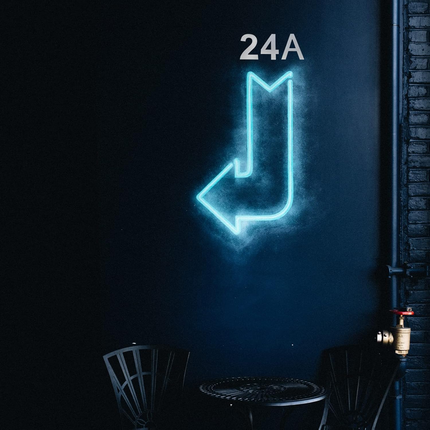 BetLight Stainless Steel Modern House Numbers - Self-adhesive 5 Inch High Silver Numbers for Mailbox or Door