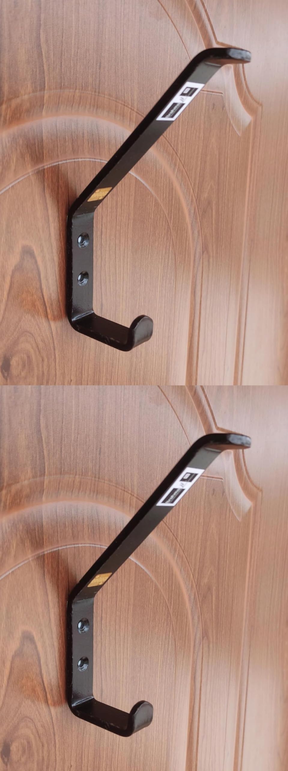 Brahmaji ® Helmet Holder | Newly launched Multipurpose Wall Mountable Hanger Hook - Perfect for Helmets, Coats, Laptops, Handbags, Backpacks, and Umbrellas (Black) Unique Premium Model 2025