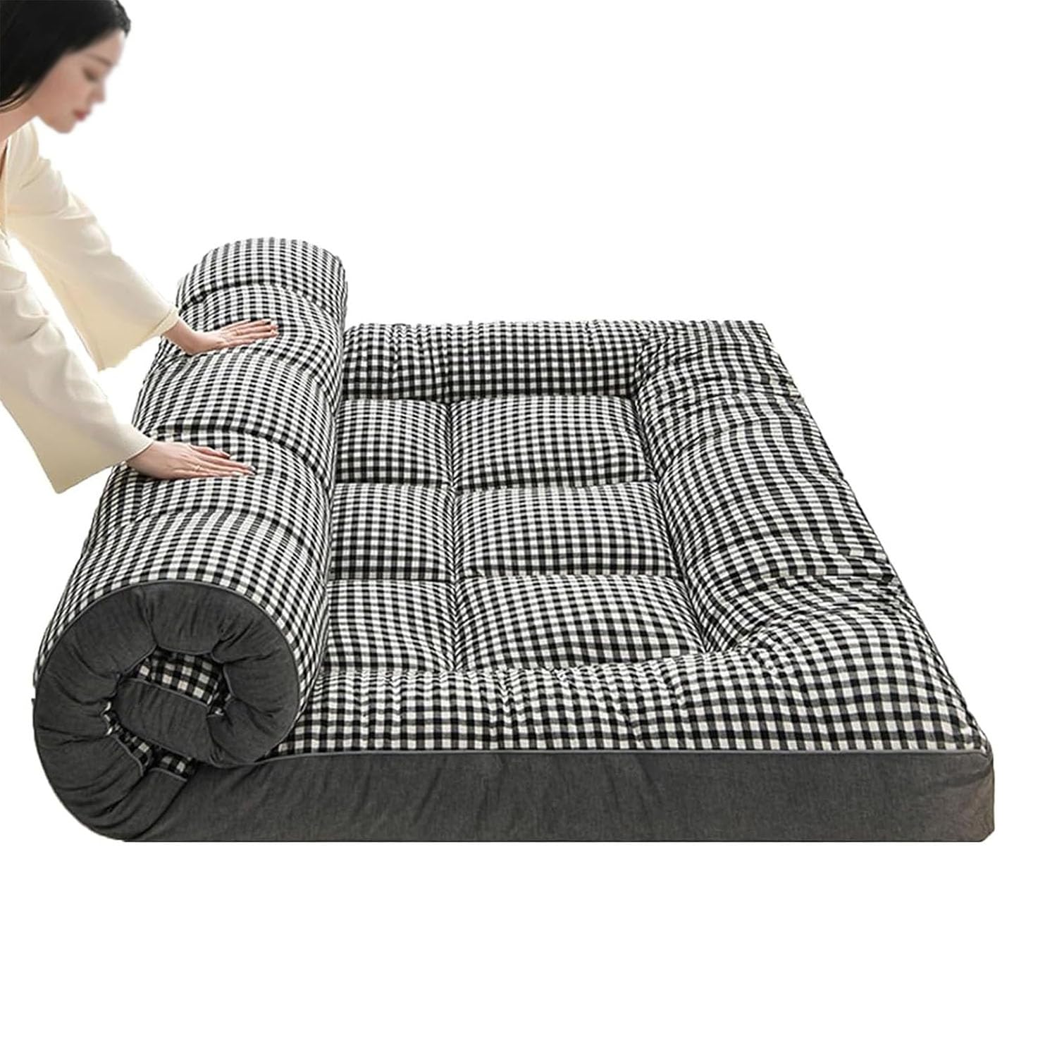 04,200x220cm(79X87 inch), Japanische Bodenmatratze, Verbesserte Dicke Faltbare Matratze Futon Schlafsofa Klappbare Bodenmatratze Tatami Matratze, rutschfest und atmungsaktiv