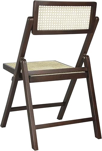 Miniatura 10 de JONATHAN Y FLD1000B-SET2 Silla plegable Theo de madera ratán vintage de mediados de siglo con respaldo ajustable Moderna, tradicional, bohemia,