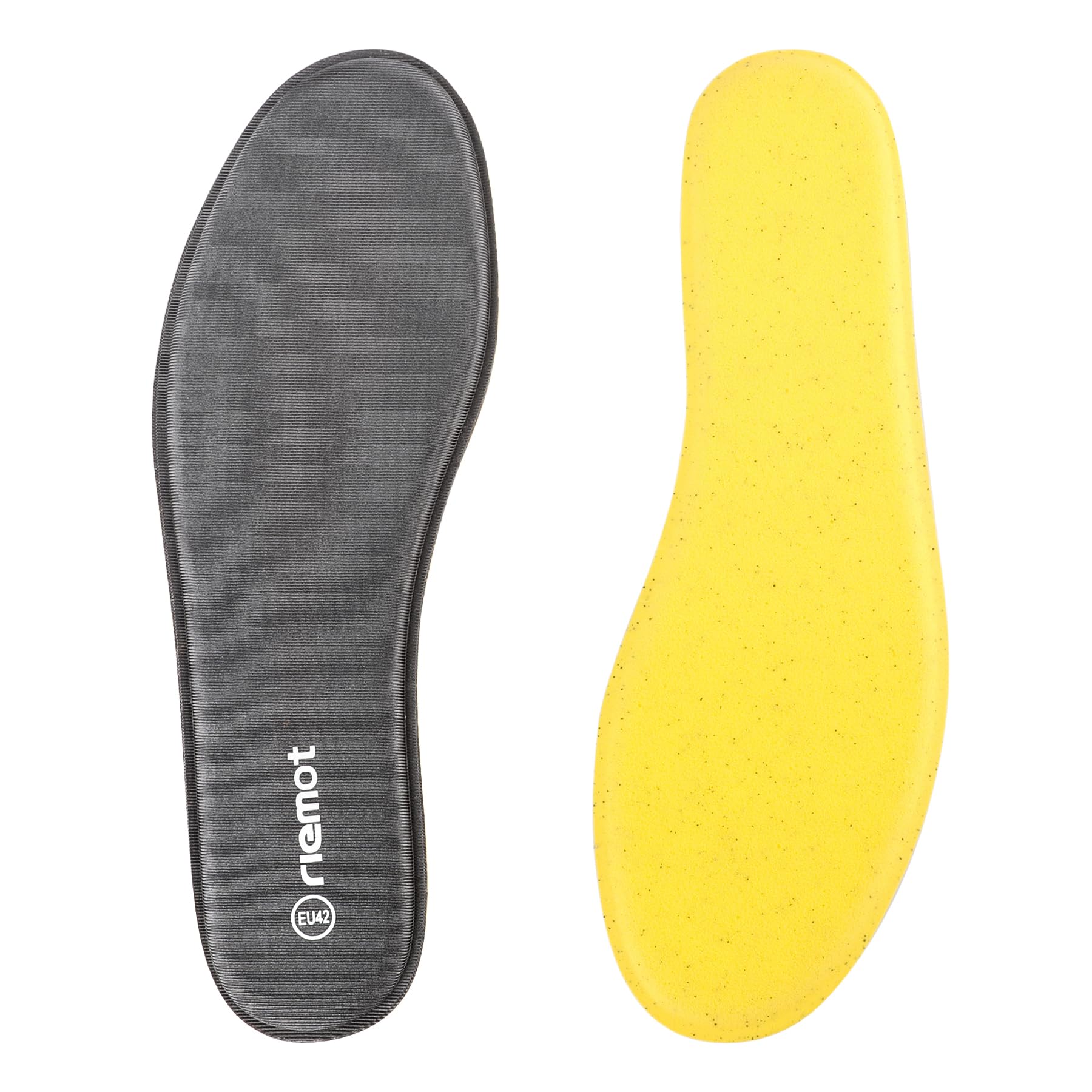 riemot Solette Memory Foam Uomo Donna, Soletta Scarpe per Stivali da Lavoro e Scarpe da Passeggio, Sport Solette per Assorbimento Degli Urti e Ammortizzazione, Soffice, Comfort38 39 40 41 42 43 EU