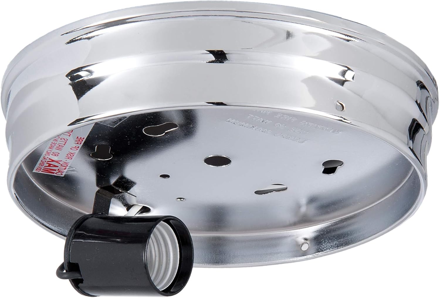 B&P Lamp® 6 Inch Fitter Wired Flush Mount Ceiling Fixture (Grey)