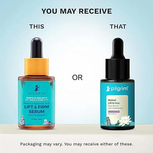 Miniatura 2 de Pilgrim - Suero de retinol coreano al 0.5% con 1% de ácido hialurónico Suero facial antienvejecimiento Reduce líneas finas y arrugas Levanta y