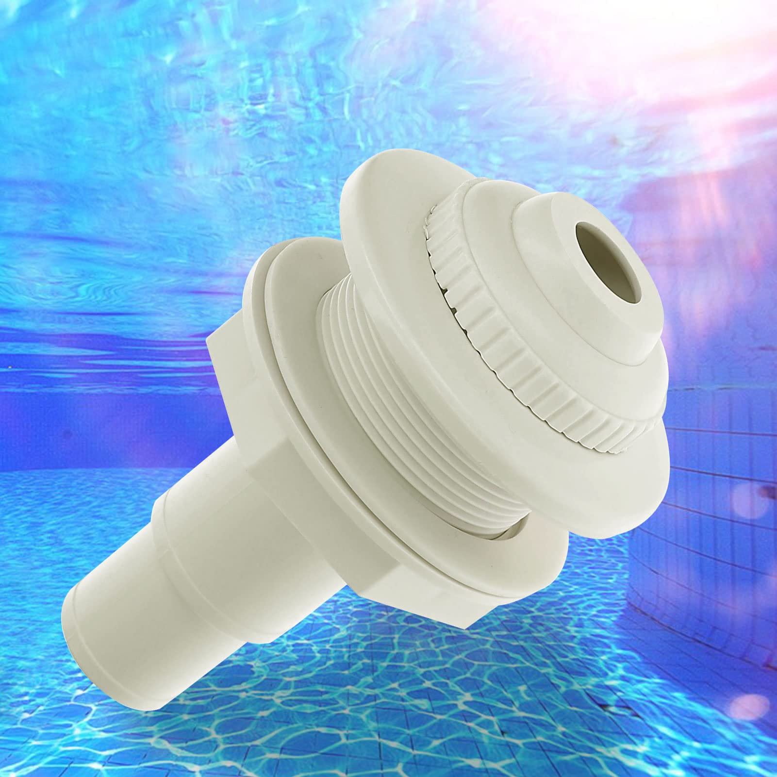 Buse De Retour De Piscine Réglable 360° - Raccord Amélioré Pour Filtration, Diamètres 32 Mm Et 38 Mm | Compatible Avec La Plupart Des Systèmes