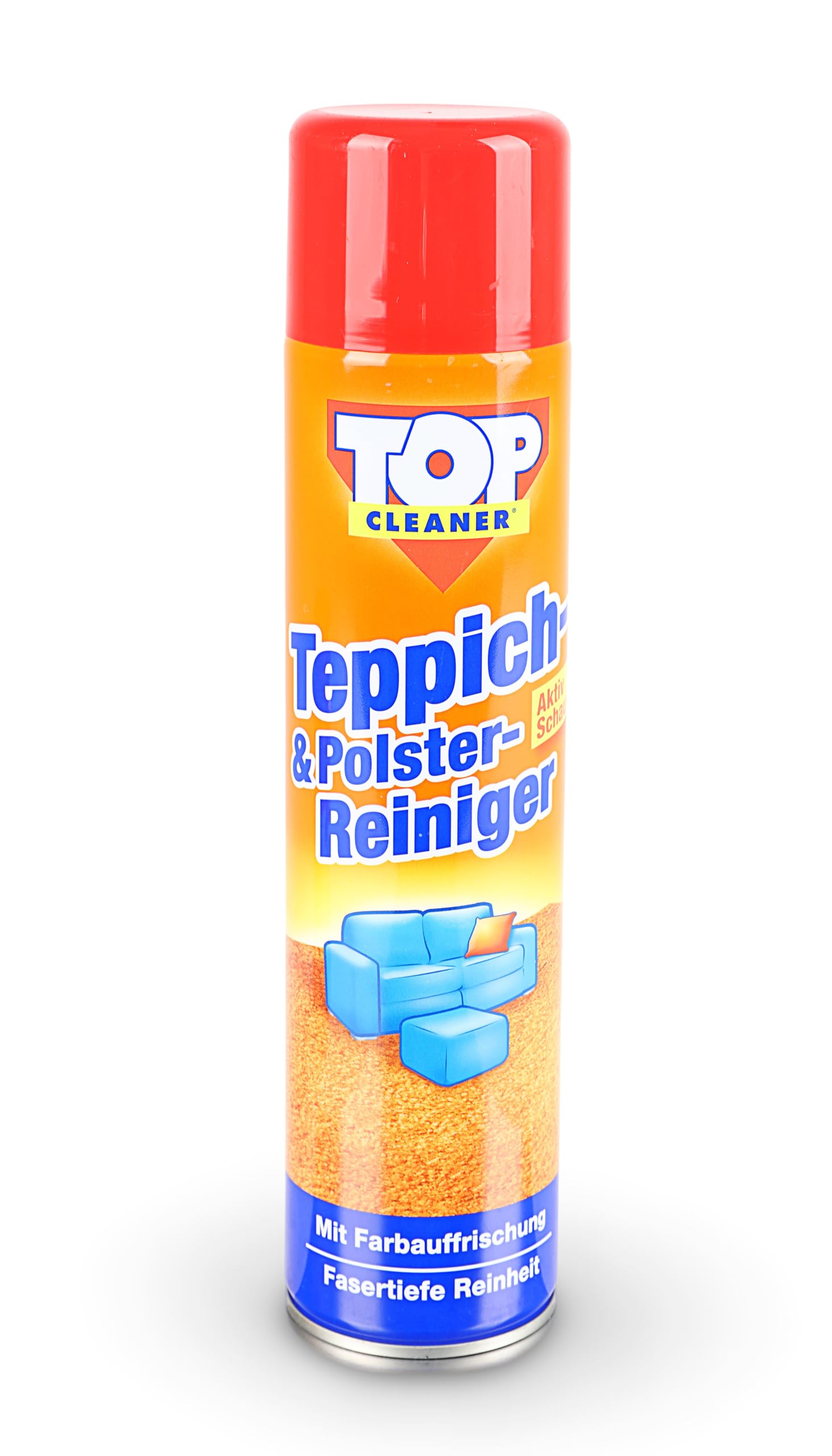 BURI Polsterreiniger Aktivschaum 600 ml Teppichreiniger Fleckenlöser Textil