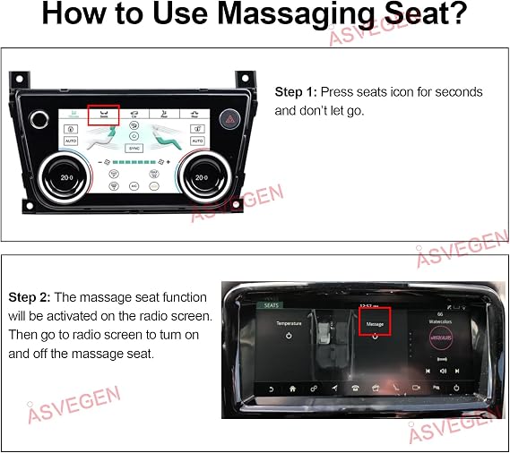 7 Inch LCD Touch Screen Air Conditioning Climate Control AC Panel for Jaguar XJ XJL XJR X351 2010-2019