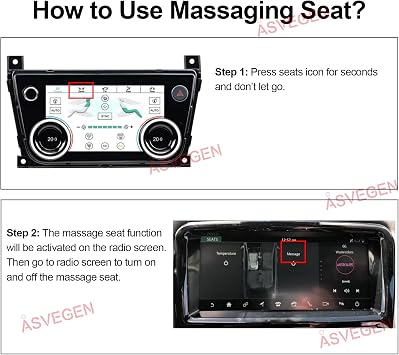 7 Inch LCD Touch Screen Air Conditioning Climate Control AC Panel for Jaguar XJ XJL XJR X351 2010-2019