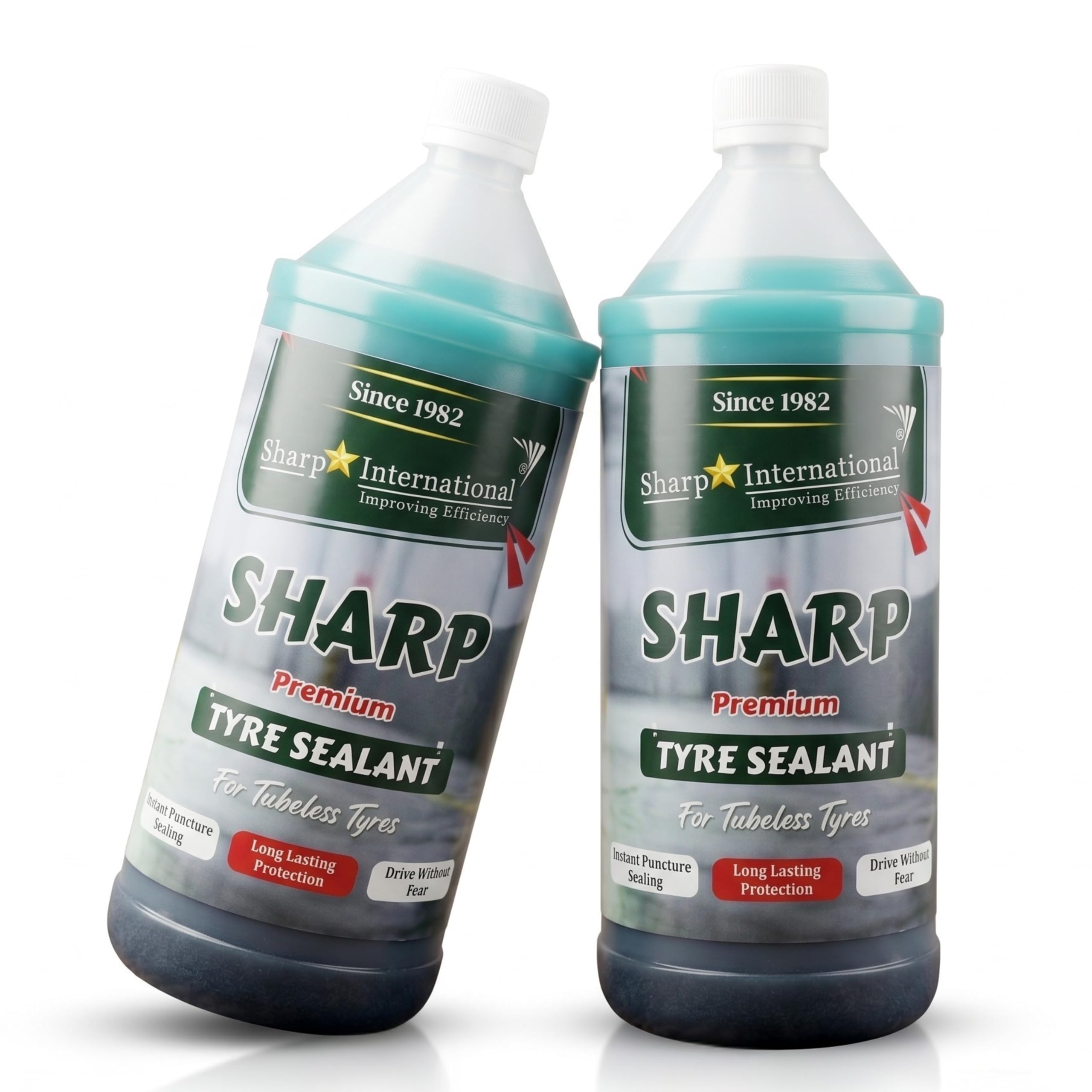 Sharp Premium Tyre Sealant for Tubeless Tyres Pack of 2 | Instant Puncture Sealing Liquid | Long Lasting Protection | Emergency Flat Tyre Solution for Car, Bike & Scooter-image-30